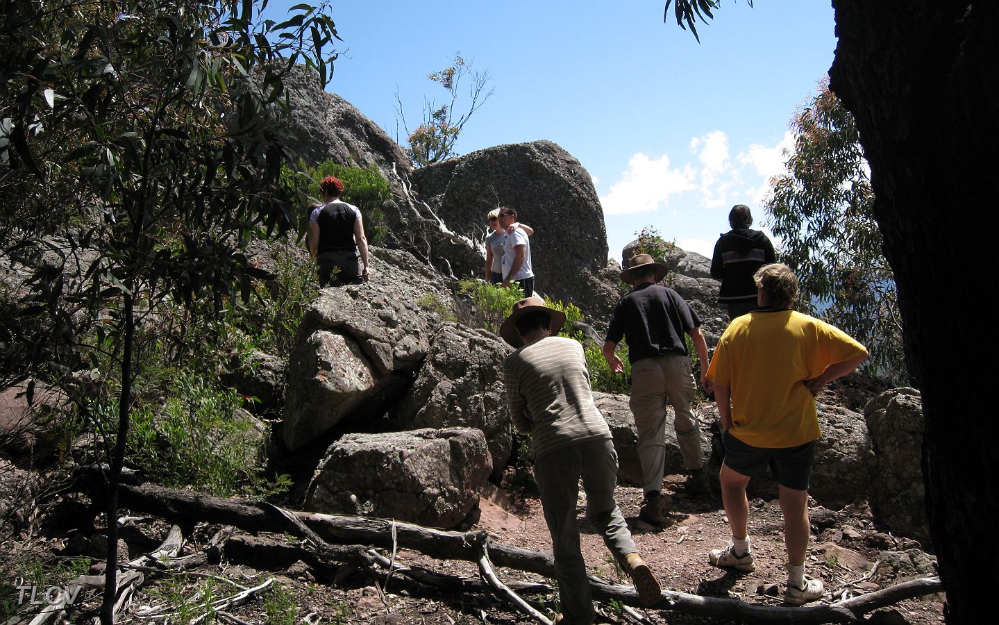 29-The convoy take a walk to McMillans Lookout.JPG